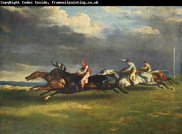 Theodore Gericault The 1821 Derby at Epsom